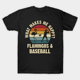 Baseball and Flamingo T-Shirt